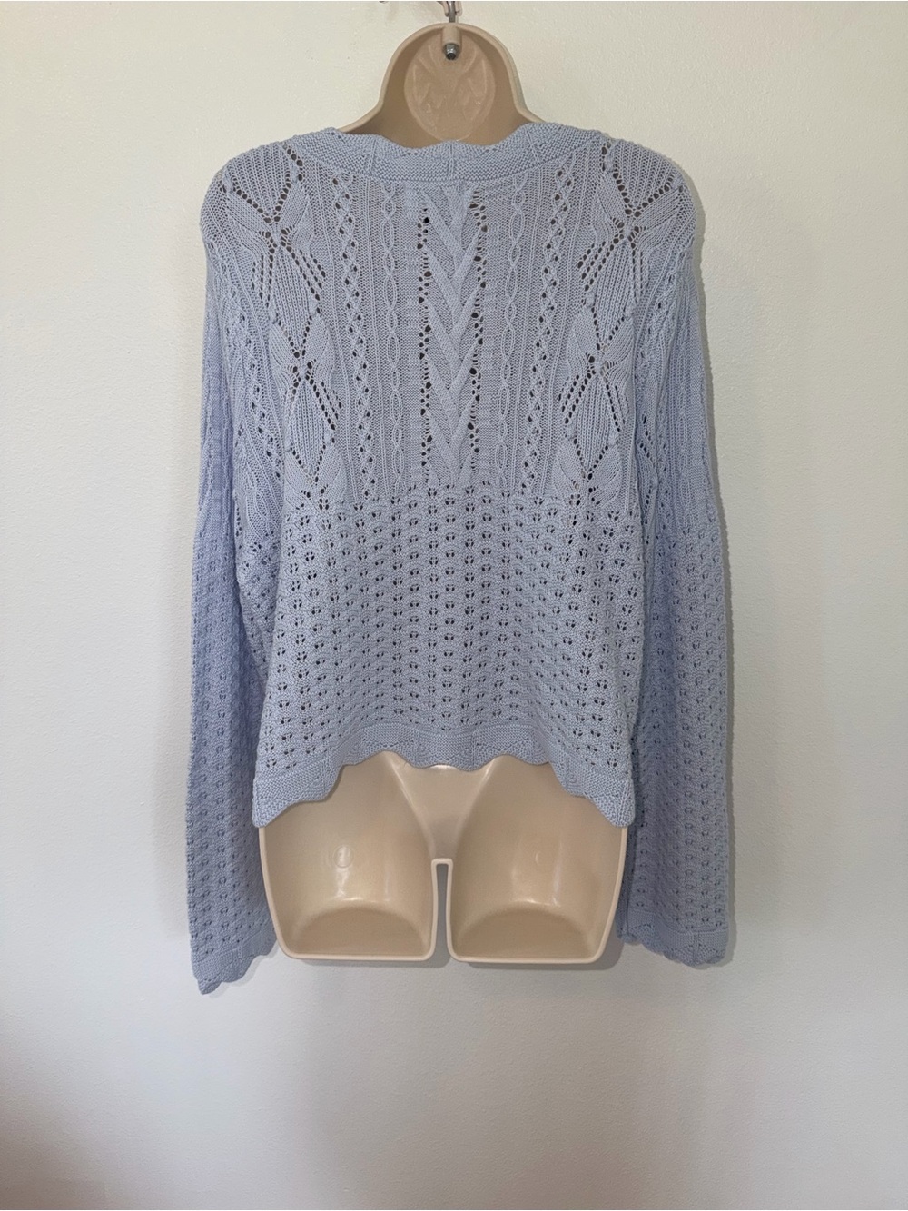Universal Thread Light Blue Button-Front Cardigan - Picture 3 of 7